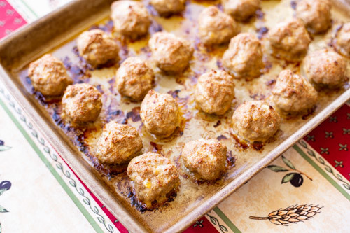 Pampered Chef Mini-Hackbällchen im großen Ofenzauberer