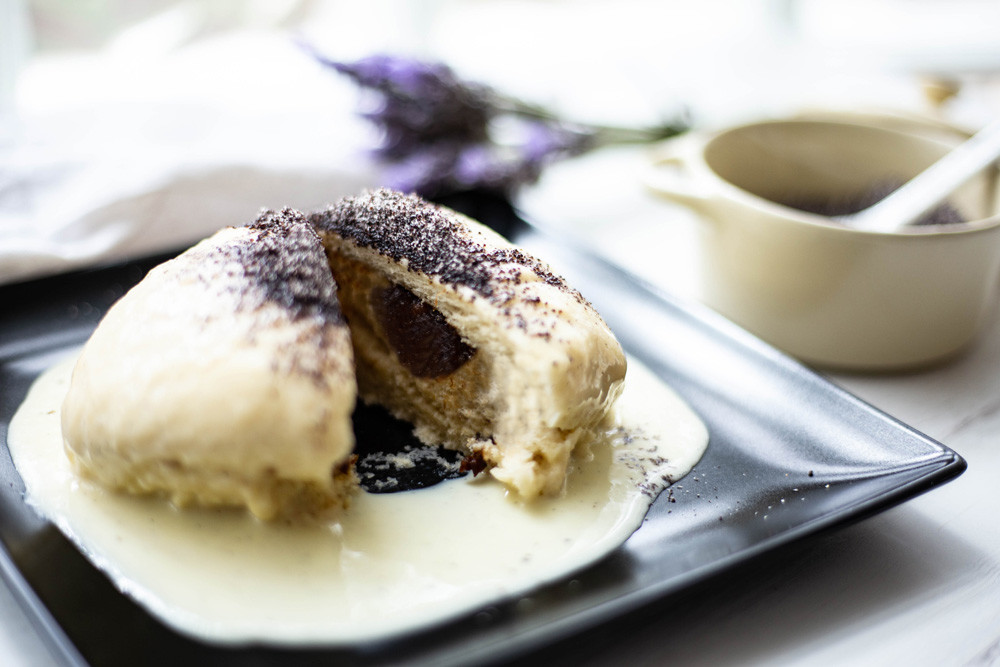 Thermomix Germknödel aufgeschnitten