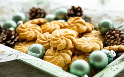 Marzipan-Plätzchen mit der Plätzchenpresse