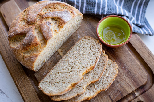 Pampered Chef Kartoffelbrot von oben