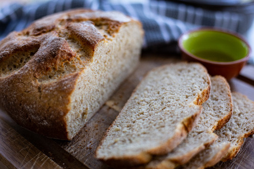 Pampered Chef Kartoffelbrot angeschnitten
