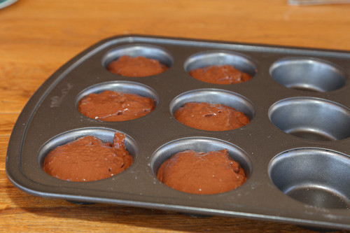 Pampered Chef vegane Schoko-Muffins in Muffinform Deluxe