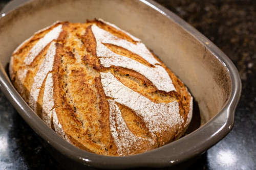Pampered Chef Weizen-Roggen-Dinkel-Mischbrot Stuttgart im Ofenmeister