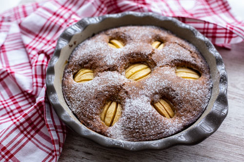 Pampered Chef Apple-Pie Apfelkuchen runde Stoneware