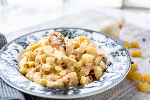 Thermomix One-Pot Lachs-Nudeln