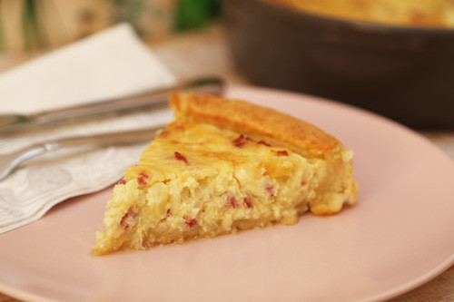 Pampered Chef Zwiebelkuchen Stück