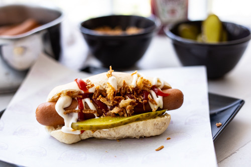 Pampered Chef Hot Dog Brötchen