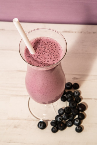 Thermomix Blaubeer-Shake