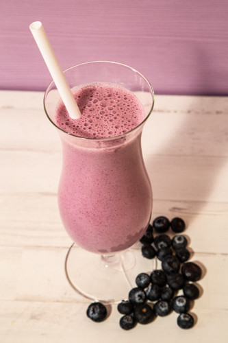 Thermomix Blaubeer-Shake