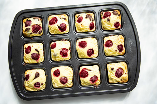 Pampered Chef Brownie mit Cheesecake-Topping gebacken