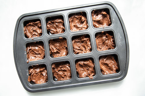 Pampered Chef Brownie mit Cheesecake-Topping nur Brownieteig