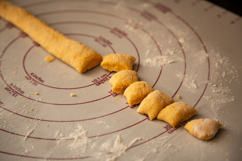 Thermomix Kürbisgnocchi Teig