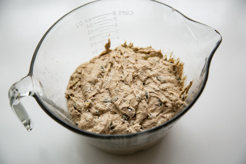 Pampered Chef Zaubermeister Emmer-Dinkel-Buttermilchkruste Teig vor dem Gehen