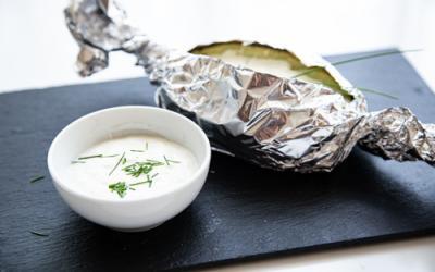 Baked Potato mit Sour-Cream-Dip aus dem Thermomix