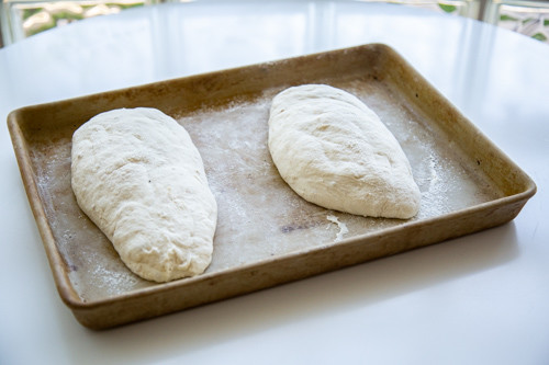 Pampered Chef Giabatta vor dem Backen