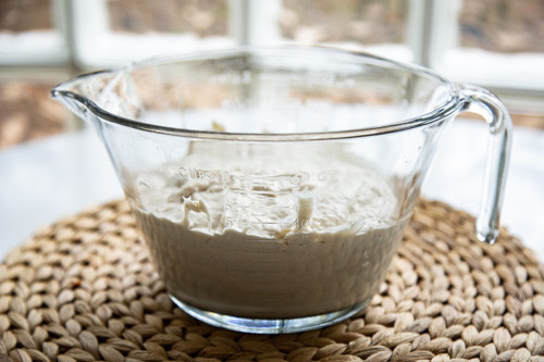 Pampered Chef Ciabatta Teig am Anfang