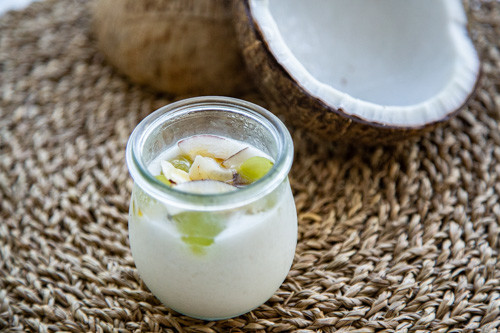 Pampered Chef veganer Kokos-Joghurt
