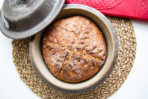 Pampered Chef Dinkel-Ruchmehl-Brot