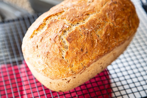 Pampered Chef Vollkorn-Einkorn-Dinkel-Brot fertiges Brot