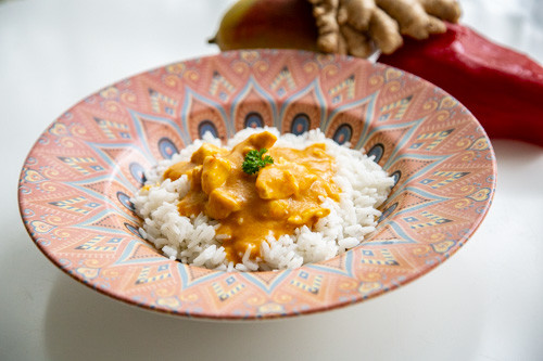Thermomix Mango-Huhn