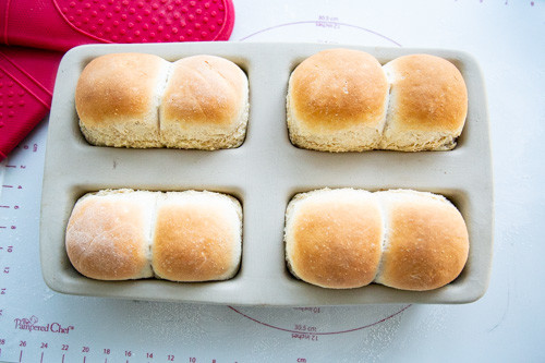 Pampered Chef Mini-Kastenform Toastbrot von oben