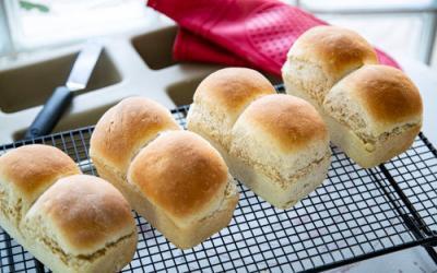 Toastbrot in der Mini-Kastenform