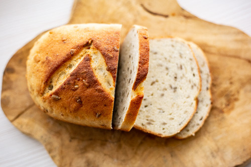 Pampered Chef Zaubermeister Dinkel-Kokos-Brot von oben
