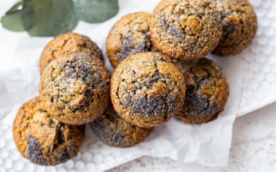 Mohn-Muffins in der Muffinform Deluxe