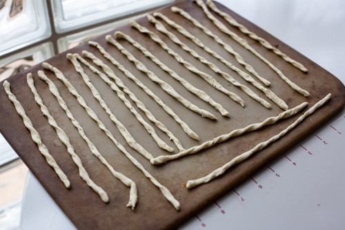Pampered Chef Snackstangen auf dem Zauberstein