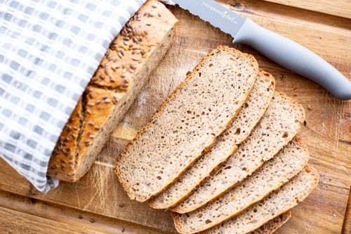 Pampered Chef Einkorn-Roggen-Laib von oben