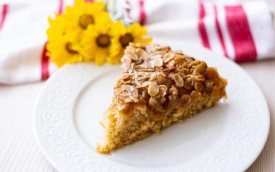 Butterkuchen in runder Stoneware