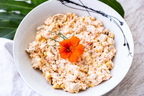 Thermomix fruchtiger Hähnchen-Salat