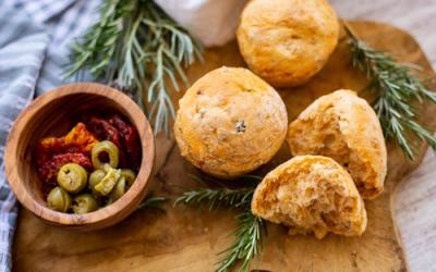 Mediterrane Muffin-Brötchen im 12er Snack