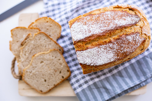 Pampered Chef Zaubermeister Mischbrot Bielefeld Scheiben von oben