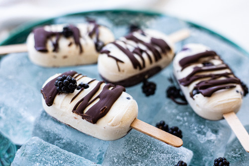 Thermomix Joghurt-Brombeer-Eis