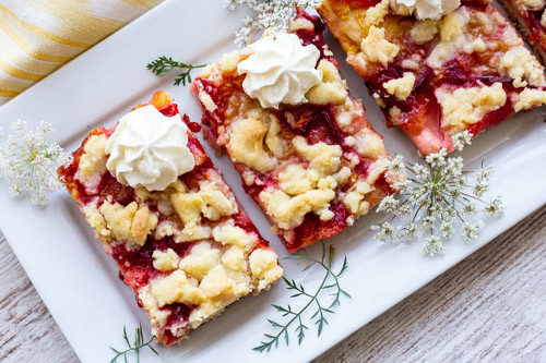 Pampered Chef Pflaumenkuchen Stücke