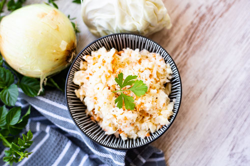 Thermomix Coleslaw von oben