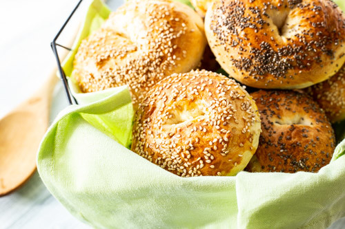 Pampered Chef Bagels in Brötchenkorb
