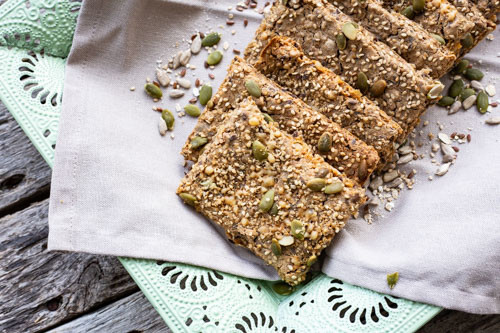 Pampered Chef Knäckebrot fertig