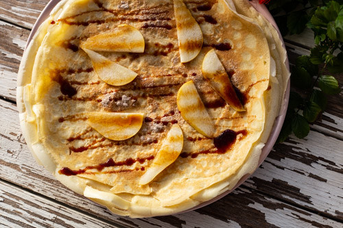 Crepe-3 Thermomix Crepes angerichtet