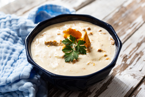 Pfifferling-Rahmsauce mit dem Thermomix