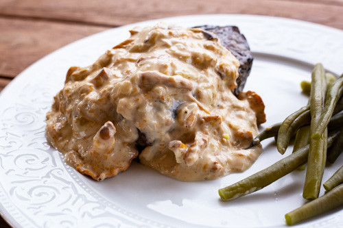 Thermomix Pilzrahmsauce mit Fleisch
