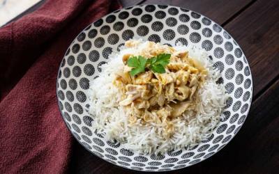 Hühnerfrikassee mit dem Thermomix