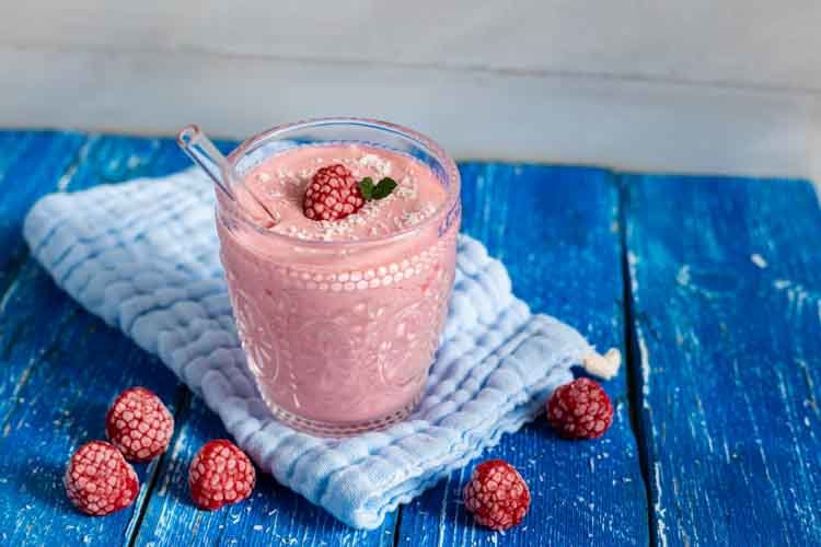 Thermomix Himbeer-Kokos-Shake