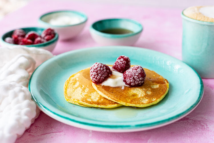 Thermomix Joghurt-Pancakes von oben