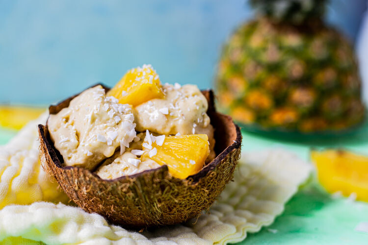 Thermomix veganes Piña-Colada-Eis