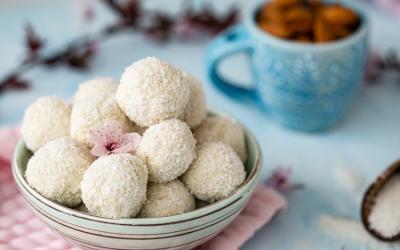Low-carb Raffaello mit dem Thermomix