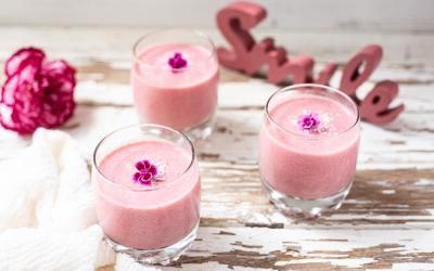 Erdbeer-Kokos-Shake im Thermomix