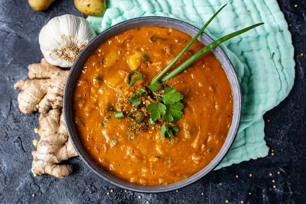 Thermomix Indischer Linseneintopf