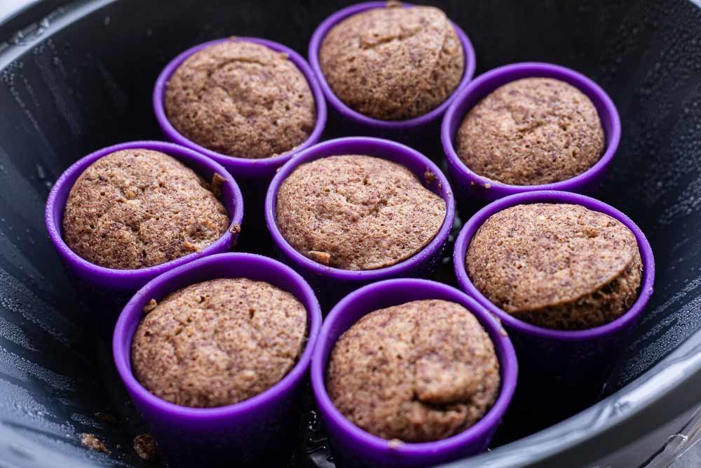 Fertige Muffins in den Wundercups